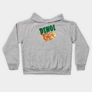 Cute Happy Dinosaur Horned Dino Kids Hoodie